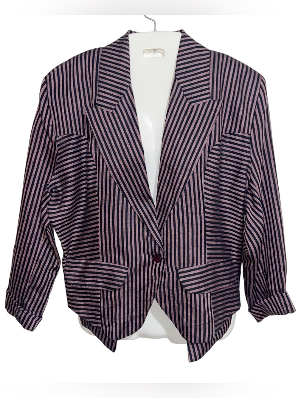 Vintage Gilbert Basson Blazer Womens Paris France Whimsigoth Steampunk Retro